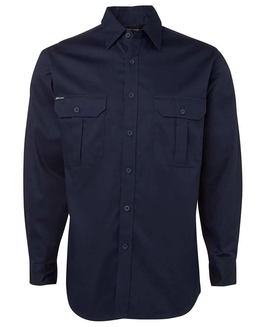 JB WEAR 190G L/S VWork Shirt (Mens)