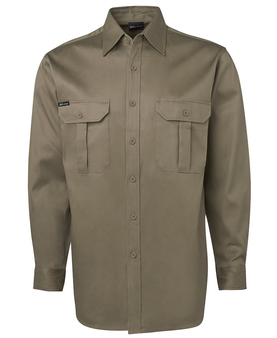 JB WEAR 190G L/S VWork Shirt (Mens)