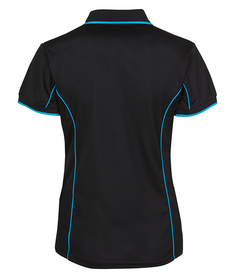 Short Sleeve Piping Polo (Ladies)