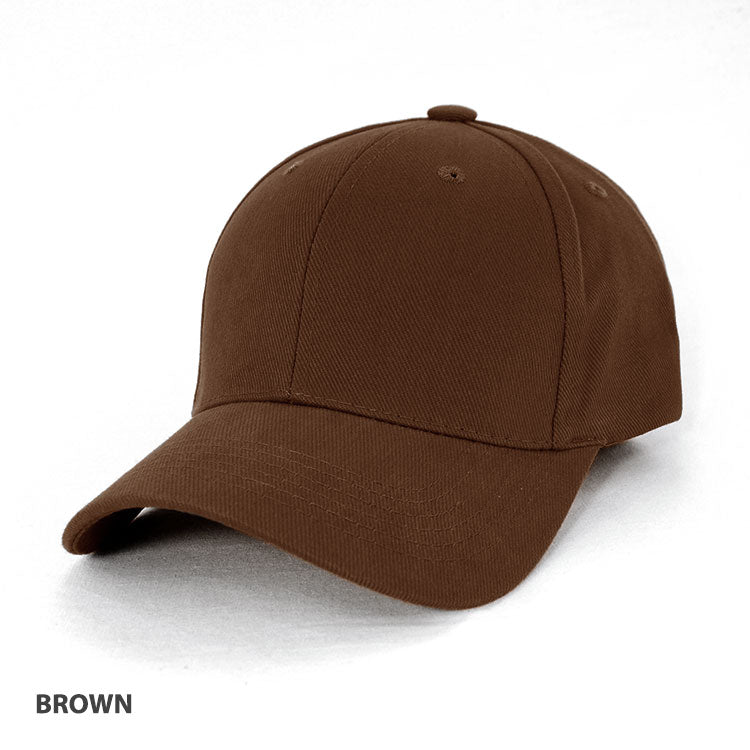 Heavy Brushed 6 Panel Cap