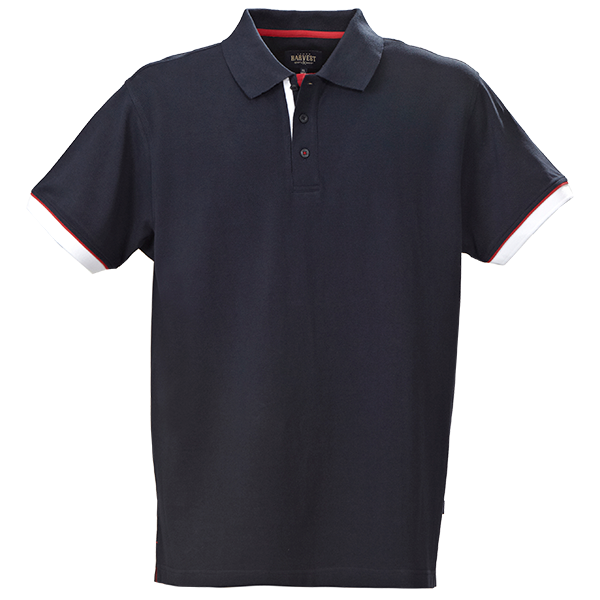 ACTIV EMBROIDERY DESIGNS. UNIFORMS. JAMES HARVEST ANDERSON POLO.
