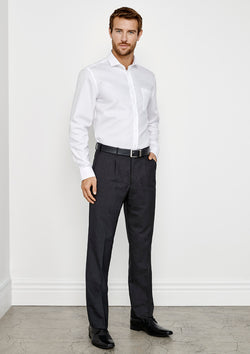 ACTIV EMBROIDERY DESIGNS.UNIFORMS. MENS CLASSIC PLEAT FRONT PANT