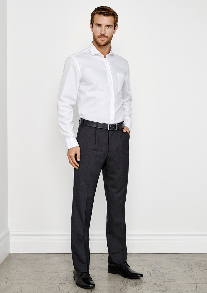 ACTIV EMBROIDERY DESIGNS.UNIFORMS. MENS CLASSIC PLEAT FRONT PANT
