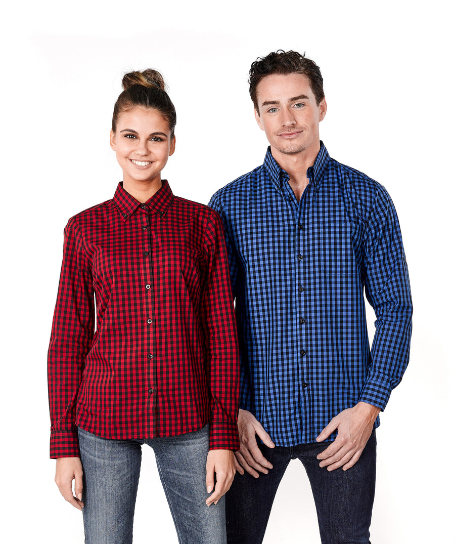 ACTIV EMBROIDERY DESIGNS, Barrett L/S Shirt (Mens)