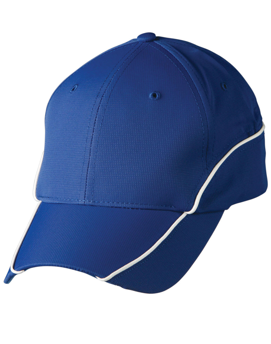 Ripstop Peak Cap With Contrast Mesh Lining