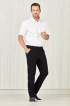 BIZCARE, Mens Comfort Waist Flat Front Pant CL958ML