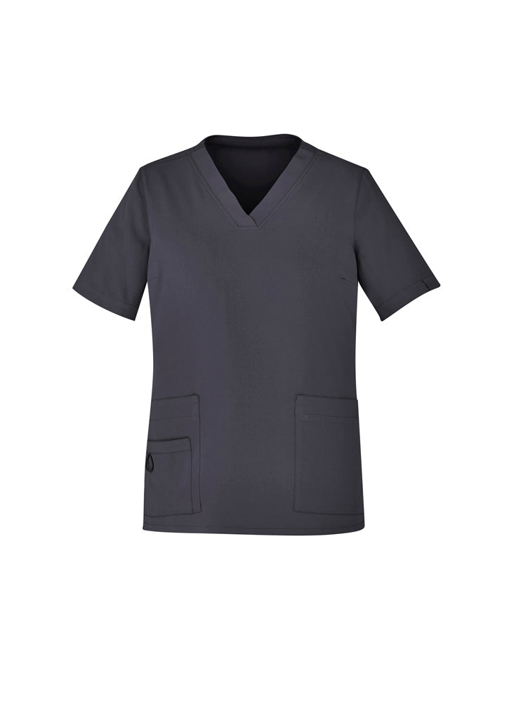 Womens Easy Fit V-Neck Scrub Top