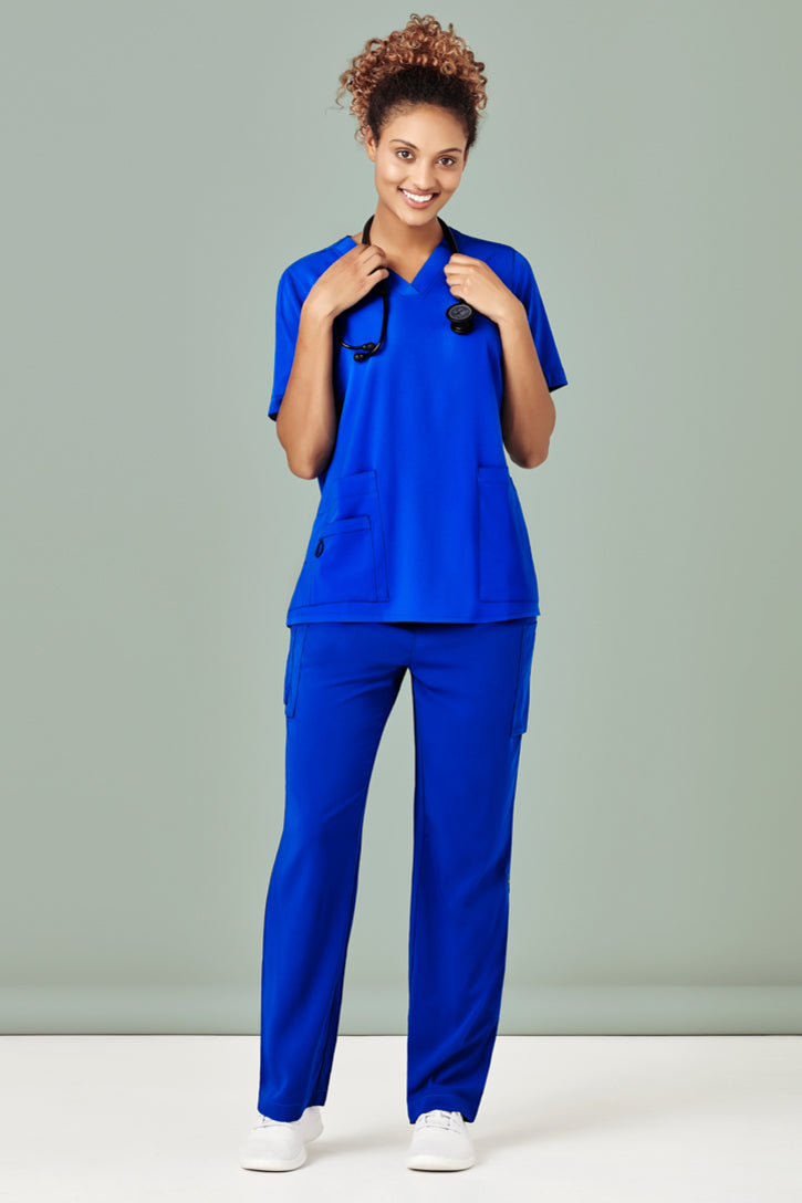 BIZCARE, Womens Easy Fit V-Neck Scrub Top CST941LS