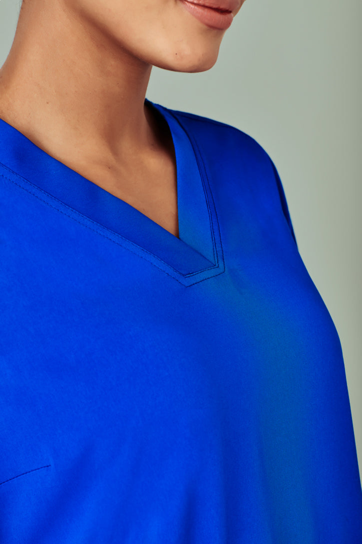Womens Easy Fit V-Neck Scrub Top