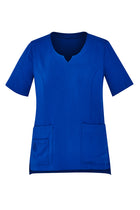 Womens Avery Tailored Fit Round Neck Scrub Top
