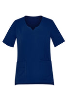 Womens Avery Tailored Fit Round Neck Scrub Top