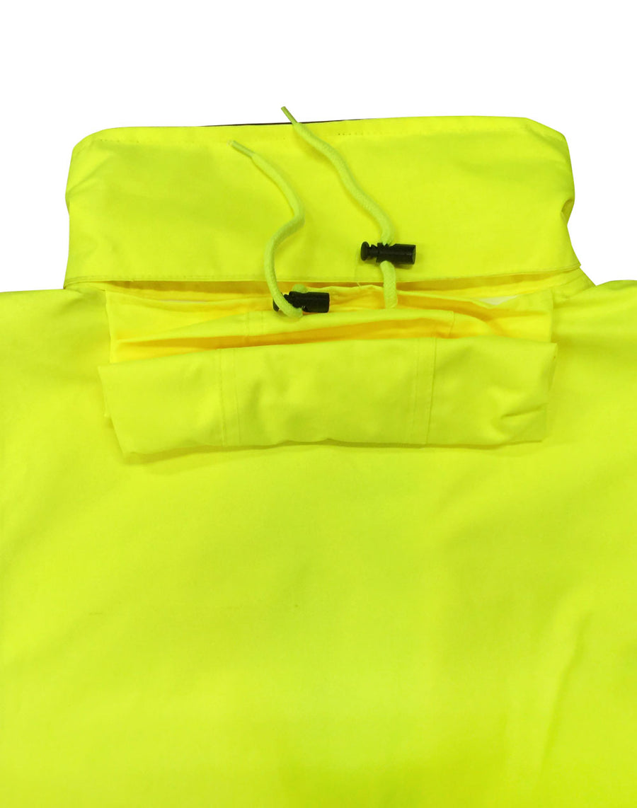 Hi-Vis Two Tone Rain Proof Jacket With Mesh Lining & 3M Tapes