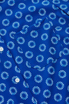 Easy Stretch Daisy Print Short Sleeve Shirt