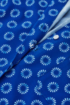 Easy Stretch Daisy Print Short Sleeve Shirt