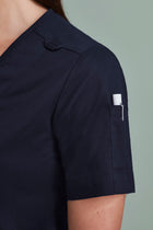 Parks Womens Zip Front Crossover Scrub Top