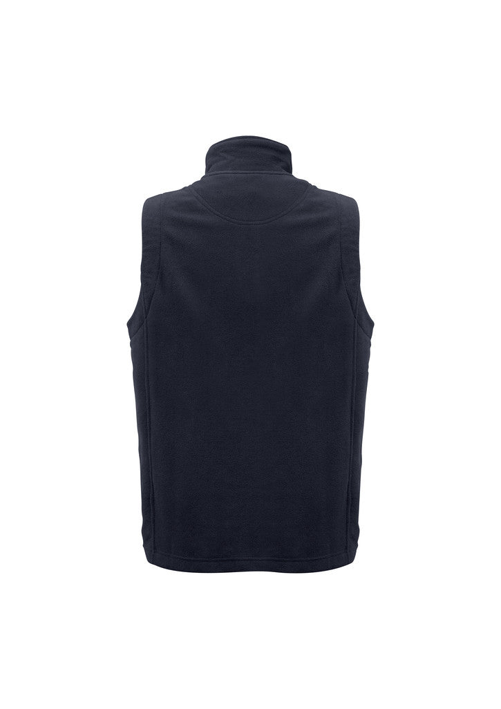 MENS PLAIN MICRO FLEECE VEST ( BACK )