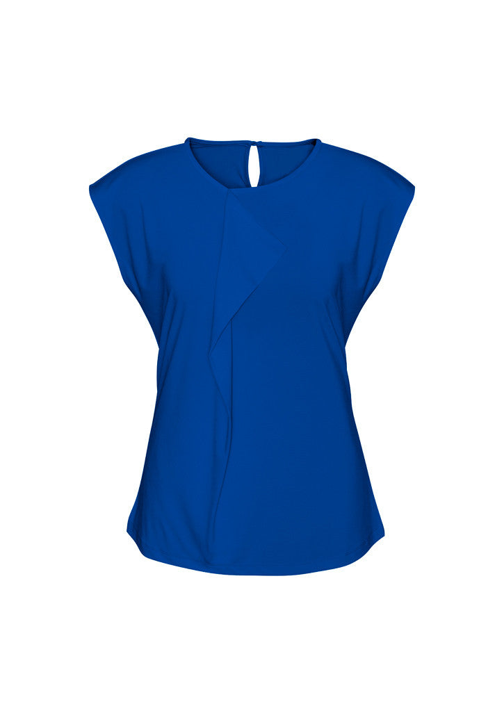 LADIES MIA PLEAT KNIT TOP
