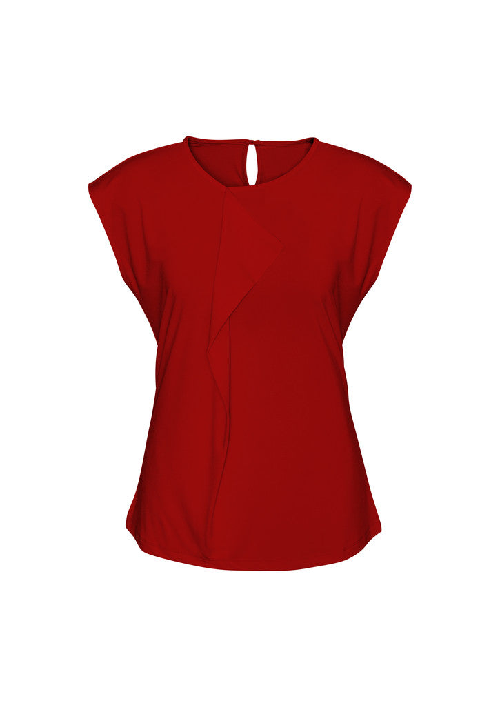 LADIES MIA PLEAT KNIT TOP