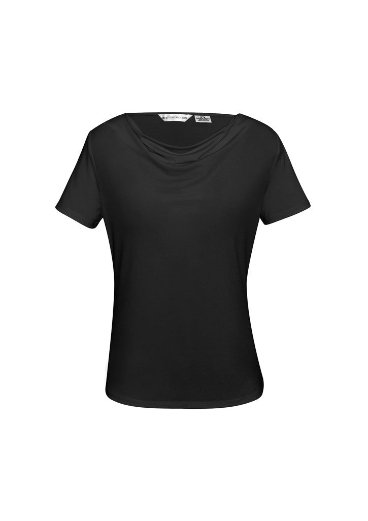 LADIES DRAPE KNIT TOP