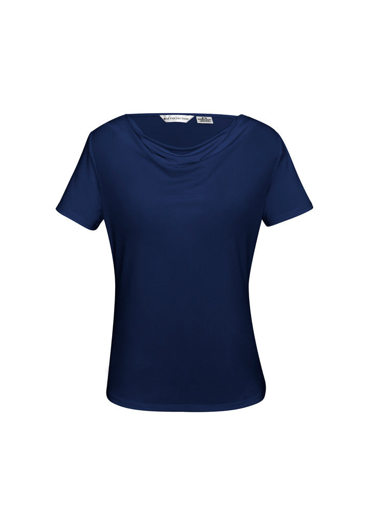 LADIES DRAPE KNIT TOP