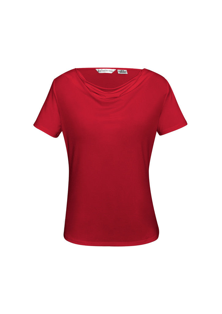 LADIES DRAPE KNIT TOP
