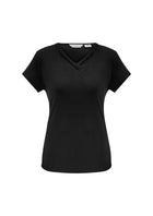 ACTIV EMBROIDERY DESIGNS. CORPORATE UNIFORM. LADIES LANA SHORT SLEEVE TOP