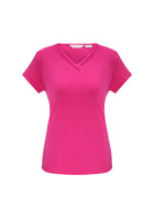 ACTIV EMBROIDERY DESIGNS. CORPORATE UNIFORM. LADIES LANA SHORT SLEEVE TOP