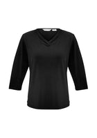 ACTIV EMBROIDERY DESIGNS. CORPORATE UNIFORM. LADIES LANA 3/4 SLEEVE TOP