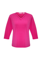 ACTIV EMBROIDERY DESIGNS. CORPORATE UNIFORM. LADIES LANA 3/4 SLEEVE TOP