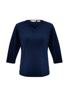 ACTIV EMBROIDERY DESIGNS. CORPORATE UNIFORM. LADIES LANA 3/4 SLEEVE TOP