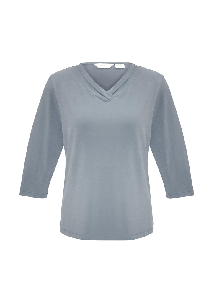 ACTIV EMBROIDERY DESIGNS. CORPORATE UNIFORM. LADIES LANA 3/4 SLEEVE TOP