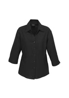 LADIES PLAIN OASIS 3/4 SLEEVE SHIRT
