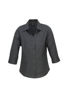 LADIES PLAIN OASIS 3/4 SLEEVE SHIRT