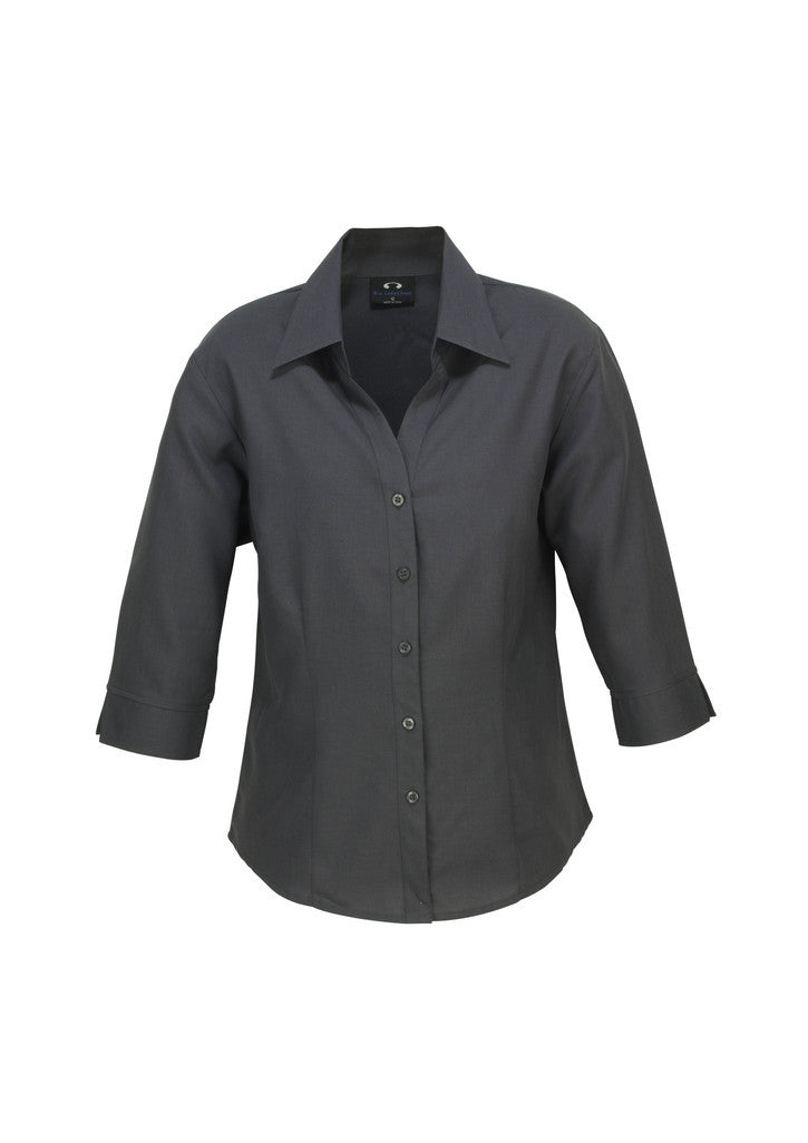 LADIES PLAIN OASIS 3/4 SLEEVE SHIRT
