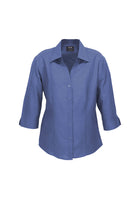 LADIES PLAIN OASIS 3/4 SLEEVE SHIRT