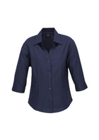 LADIES PLAIN OASIS 3/4 SLEEVE SHIRT