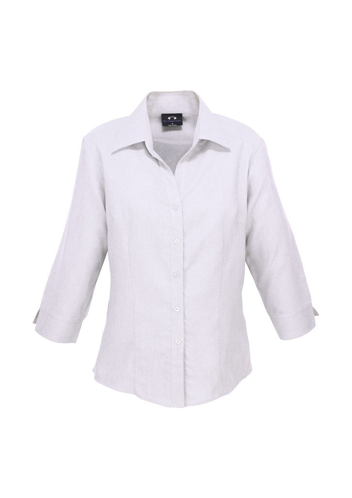 LADIES PLAIN OASIS 3/4 SLEEVE SHIRT