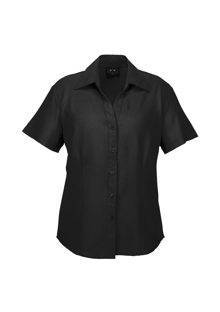 LADIES PLAIN OASIS SHORT SLEEVE SHIRT