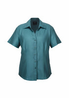 LADIES PLAIN OASIS SHORT SLEEVE SHIRT