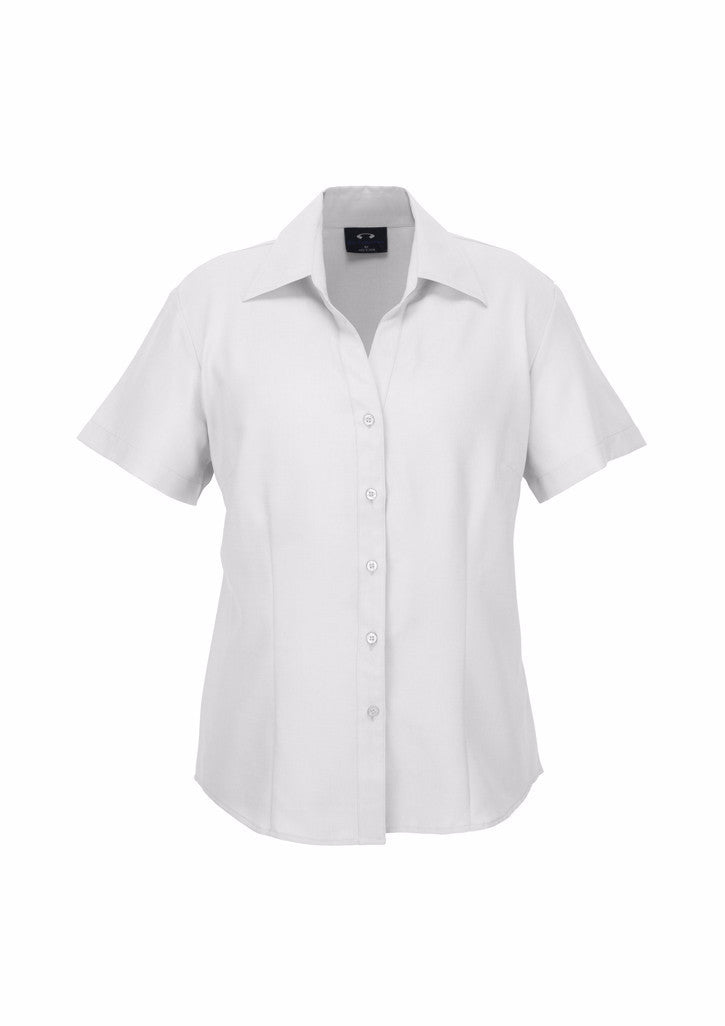 LADIES PLAIN OASIS SHORT SLEEVE SHIRT
