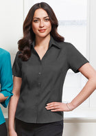 ACTIV EMBROIDERY DESIGNS. HEALTHCARE UNIFORMS.LADIES PLAIN OASIS SHORT SLEEVE SHIRT