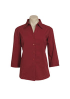 LADIES METRO 3/4 SLEEVE SHIRT