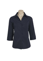 LADIES METRO 3/4 SLEEVE SHIRT