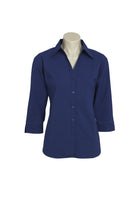 LADIES METRO 3/4 SLEEVE SHIRT