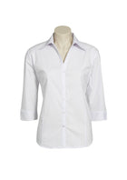 LADIES METRO 3/4 SLEEVE SHIRT