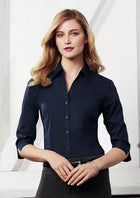ACTIV EMBROIDERY DESIGNS.UNIFORMS.WORKWEAR.SYDNEY EMBROIDERY.LADIES METRO 3/4 SLEEVE SHIRT