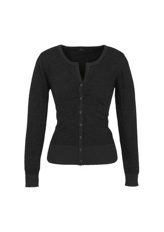 ACTIV EMBROIDERY DESIGNS. UNIFORMS. ORIGIN MERINO CARDIGAN. LADIES.