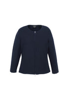 ACTIV EMBROIDERY DESIGNS. UNIFORMS. 2-WAY ZIP CARDIGAN. LADIES.