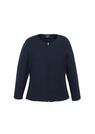 ACTIV EMBROIDERY DESIGNS. UNIFORMS. 2-WAY ZIP CARDIGAN. LADIES.