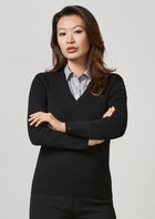 ACTIV EMBROIDERY DESIGNS. UNIFORMS. V-NECK PULLOVER. LADIES.